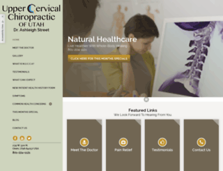 uppercervicalutah.com screenshot