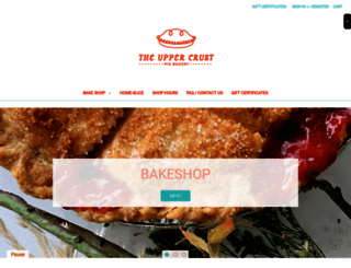 uppercrustpiebakery.com screenshot