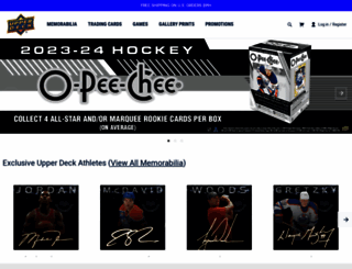 upperdeckstore.com screenshot