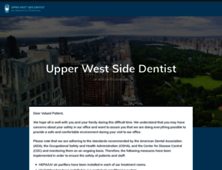 upperwestsidedentist.com screenshot