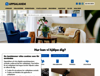 uppsalahem.se screenshot
