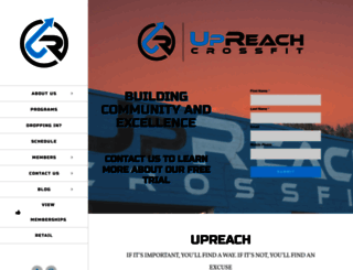upreachcrossfit.com screenshot