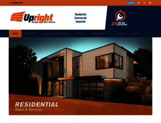 uprightdoorservice.com screenshot