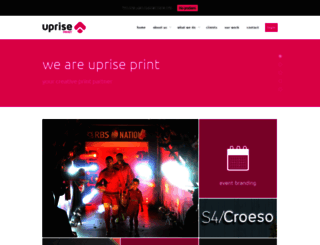 upriseprint.co.uk screenshot