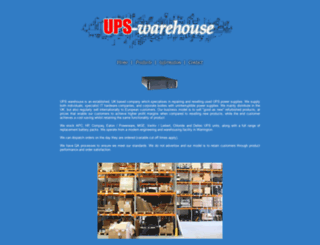 ups-warehouse.co.uk screenshot