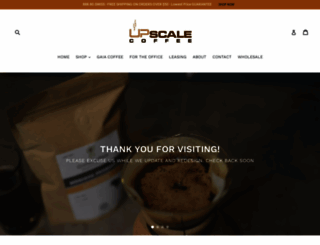 upscalecoffee.com screenshot
