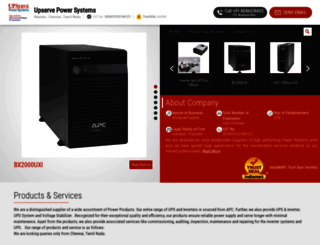 upservepowersystems.com screenshot
