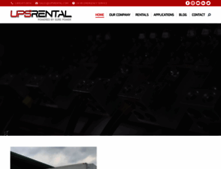 upsrental.com screenshot