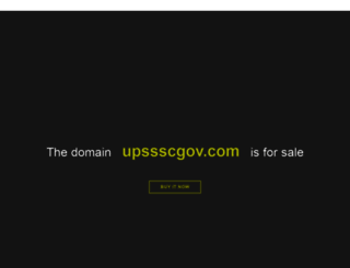 upssscgov.com screenshot