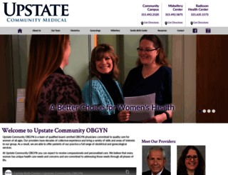 upstatecommunityobgyn.org screenshot