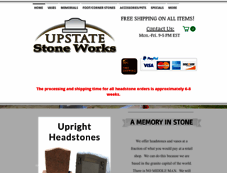 upstatestoneworks.net screenshot