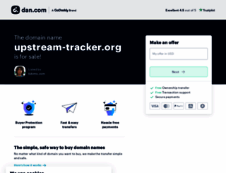 upstream-tracker.org screenshot