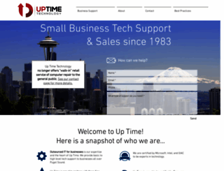 uptimetech.com screenshot