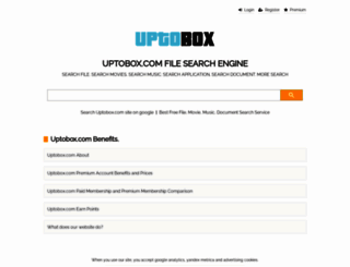 uptoboxsearch.com screenshot