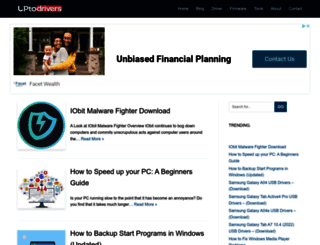 uptodrivers.com screenshot