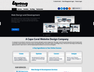 uptontechnologygroup.com screenshot