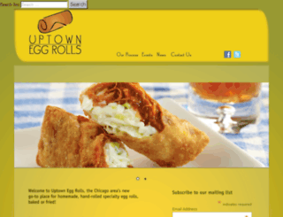 uptown-eggrolls.com screenshot