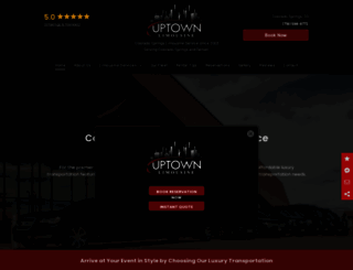 uptownlimoservice.com screenshot
