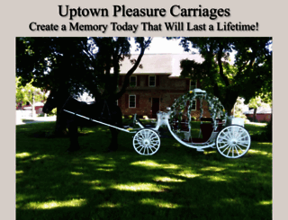 uptownpleasurecarriages.com screenshot