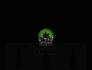 uptownvapor.com screenshot