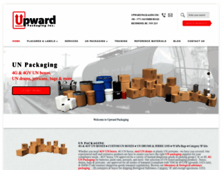 upwardpackaging.com screenshot