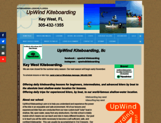 upwindkiteboarding.com screenshot