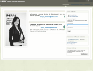 ur.blackboard.com screenshot
