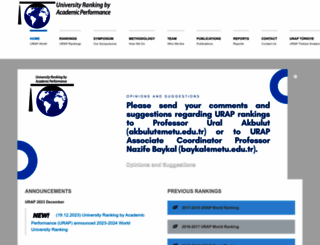 urapcenter.org screenshot