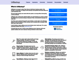 urbackup.org screenshot