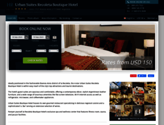 urban-suites-recoleta.h-rez.com screenshot