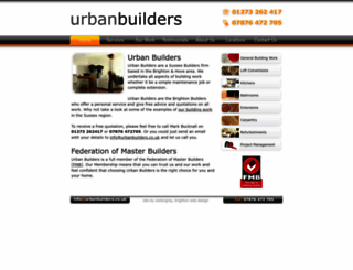 urbanbuilders.co.uk screenshot
