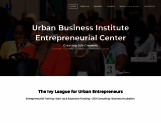 urbanbusinessinstitute.com screenshot