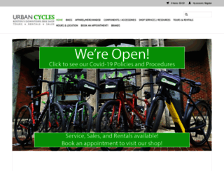 urbancycles.com screenshot