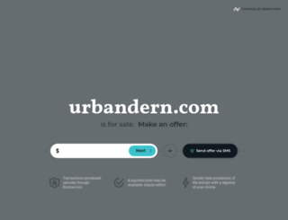 urbandern.com screenshot