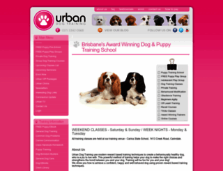 urbandogtraining.com.au screenshot