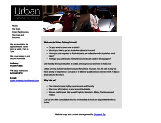 urbandrivingschool.com.au screenshot