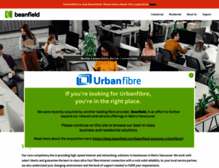 urbanfibre.ca screenshot