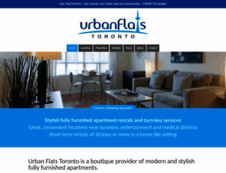 urbanflatstoronto.com screenshot