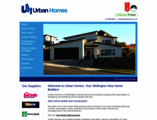 urbanhomes.co.nz screenshot
