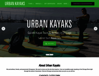 urbankayaks.com screenshot