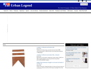 urbanlegendnews.org screenshot