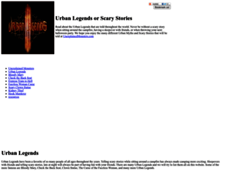 urbanlegends-myths.com screenshot