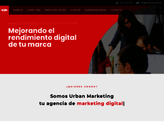 urbanmarketing.es screenshot
