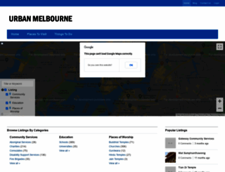 urbanmelbourne.info screenshot