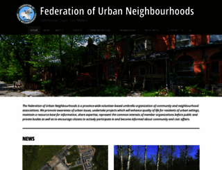 urbanneighbourhoods.ca screenshot
