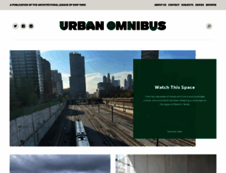 urbanomnibus.net screenshot