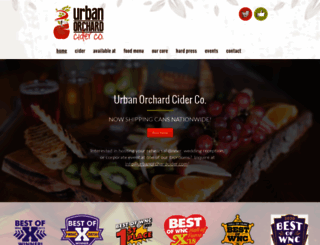 urbanorchardcider.com screenshot