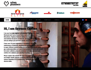 urbanplumbers.co.uk screenshot