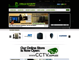 urbansecuritygroup.com screenshot