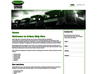 urbanskips.co.za screenshot